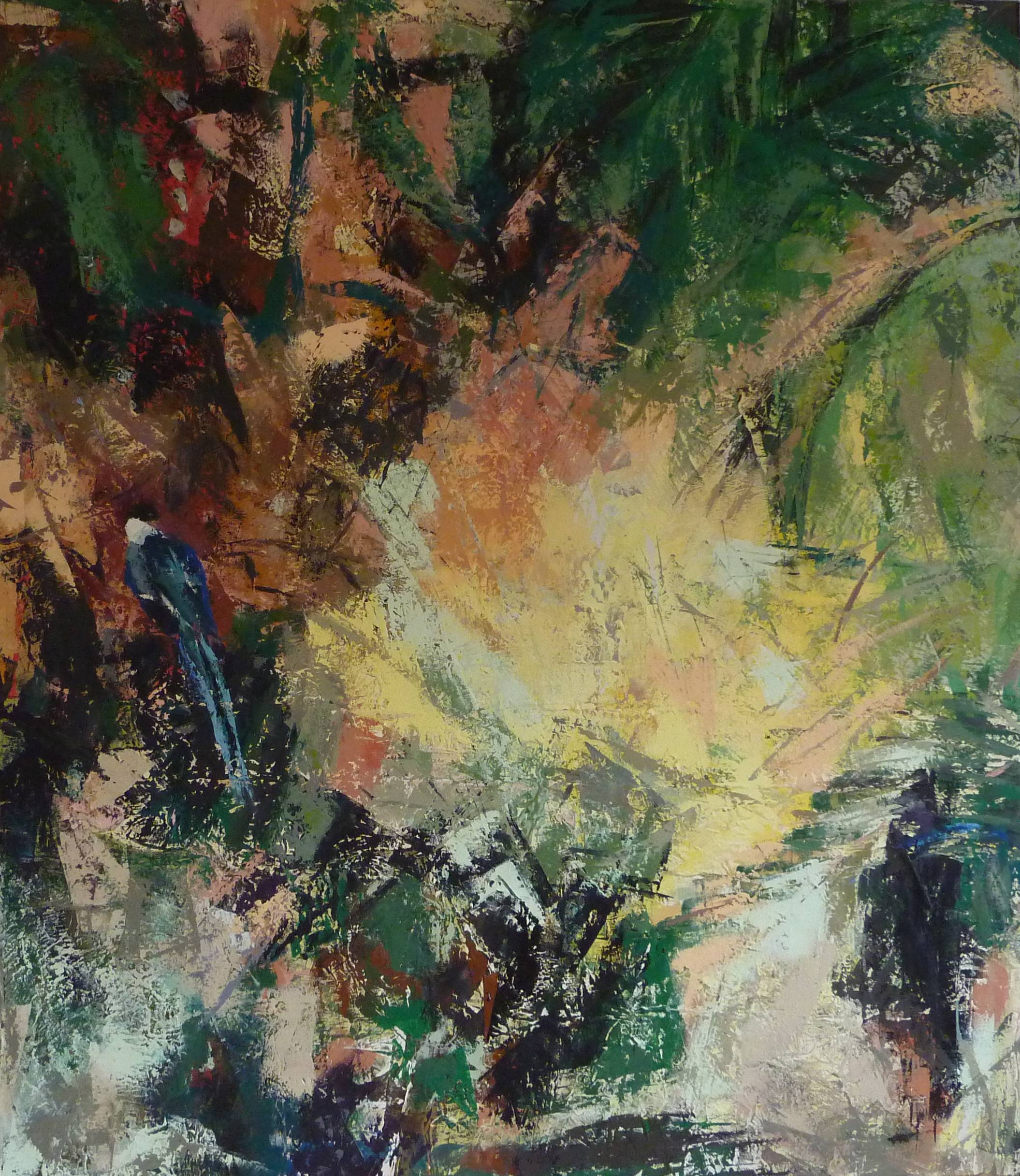 Dickicht I, 2011, Öl/Leinwand, 150 × 130 cm
