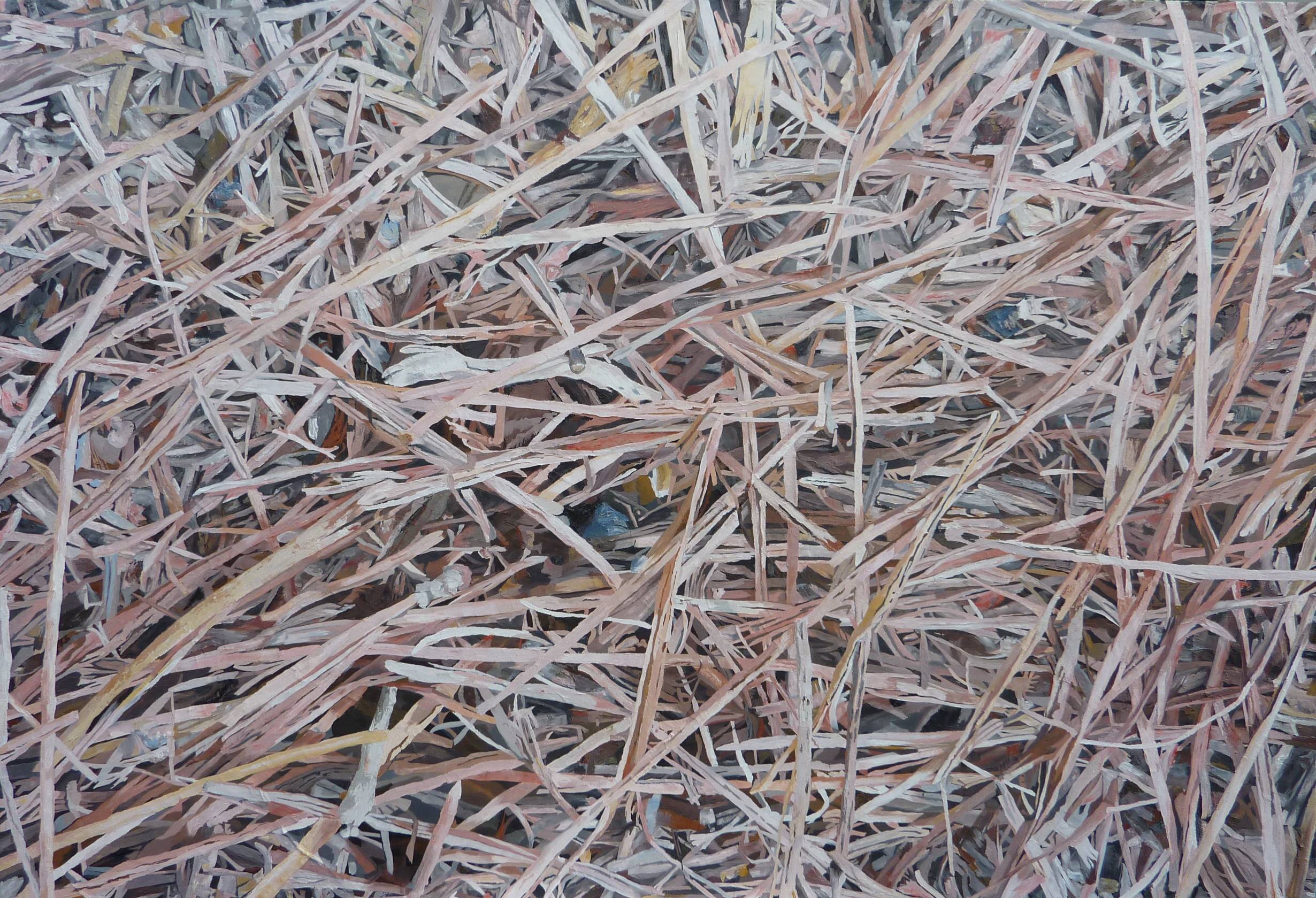 Pineta II (Haupt- u. Nebenwege), 2014, Öl/Leinwand, 110 × 160 cm