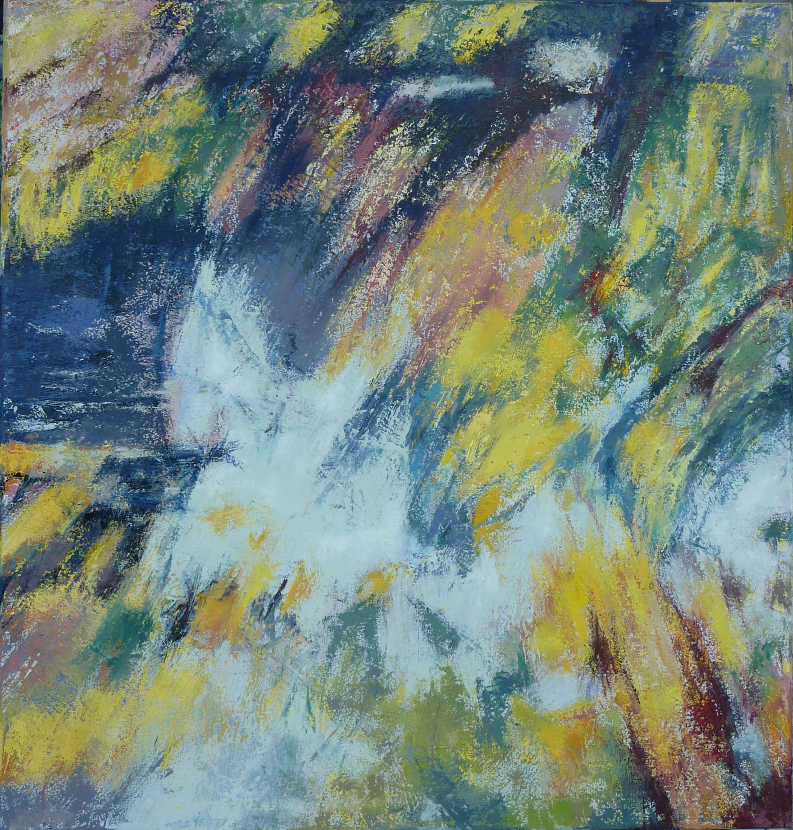 C-März, 2022, Öl/Leinwand, 105 × 100 cm